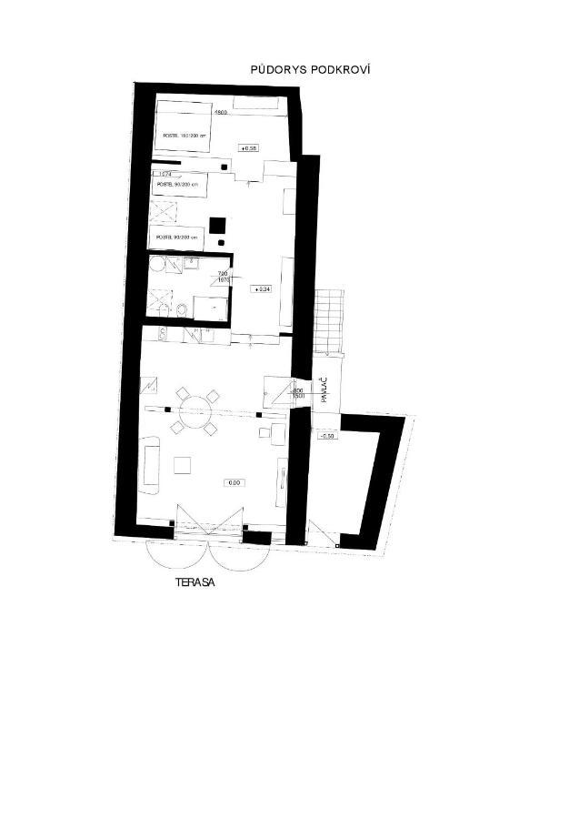 罗兹伯克那瓦塔Mestansky Dum Rozmberk 31公寓 外观 照片